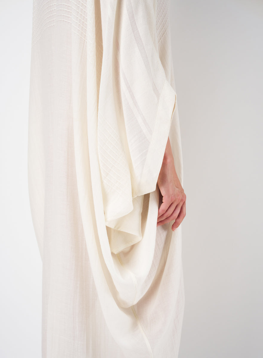 Pipa Kaftan in Striped Cotton Voile | SU Paris